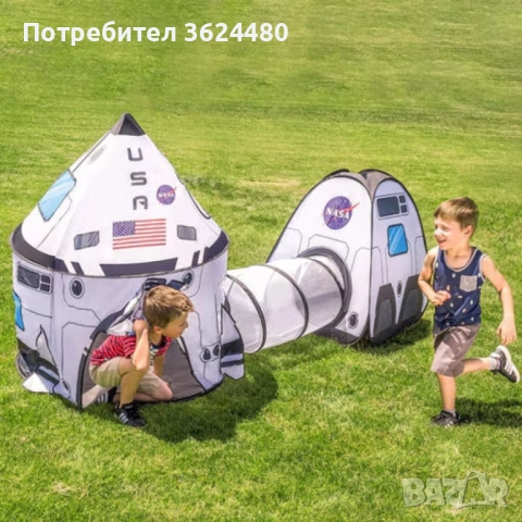 Палатка Тунел за Провиране и Две Зони за Игра 4751, снимка 4 - Други - 52542347