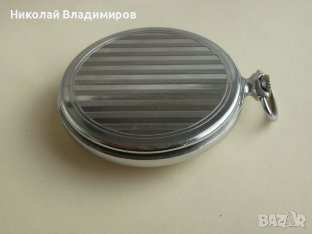 Molnia Молния джобен механичен руски часовник, снимка 5 - Антикварни и старинни предмети - 42369336