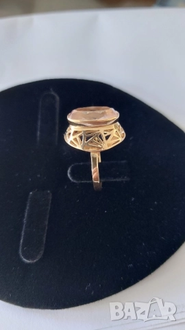 Златен руски пръстен, снимка 5 - Пръстени - 52429286