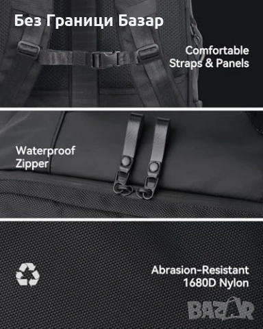 Нова Бизнес туристическа раница 40L за лаптоп 17.3'' пътуване работа, снимка 6 - Раници - 53835602