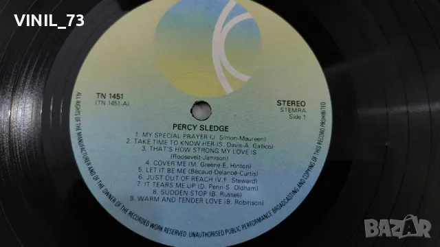Percy Sledge – When A Man Loves..., снимка 2 - Грамофонни плочи - 48583320