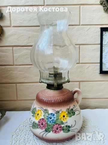 Красива керамична лампа от Англия