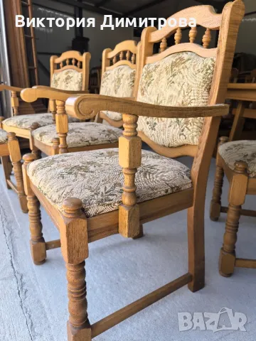 Комплект от 6 трапезни стола , снимка 13 - Столове - 50345933