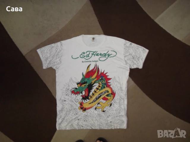 Тениски ED HARDY, METAL BOXE  мъжки,М-ХЛ-2ХЛ, снимка 8 - Тениски - 50955538