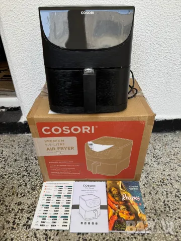 Фритюрник с Горещ Въздух, Еър фрайър - Cosori Premium 5.5L Air Fryer (CP158-AF), 1700W!, снимка 2 - Фритюрници - 50350793