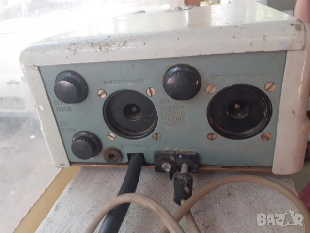 Стар немски уред телеграф RFT, снимка 5 - Антикварни и старинни предмети - 53370475