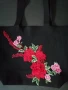 Чанта с апликация машинна бродерия, снимка 4