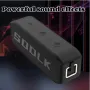 SODLK 40W IP67 Waterproof BT5 Dual Horn Surround Sound TWS Interconnection Mic Call Function TF card, снимка 5
