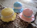 Бебешки плетени шапки, снимка 3