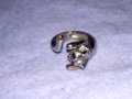 СТАР МЕДЕН НИКЕЛИРАН ФИГУРАЛЕН ВИНТИДЖ АРТ ПРЪСТЕН КОТЕ 38736, снимка 15