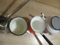 стари емайлирани- джезве,чайник,канче, снимка 4