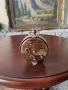 Прекрасен антикварен колекционерски немски бронзов будилник Blessing , снимка 5