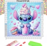 30*30 Диамантен гоблен Лило и Стич Lilo and Stitch , снимка 1