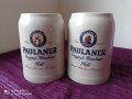 Две немски халби 0,5л Paulaner, снимка 1 - Други ценни предмети - 34619776