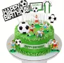 Футбол футболисти Soccer пластмасови фигурки врата топери за декорация на торта , снимка 2