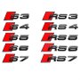 Стикер Audi S3;S4;S5;S6;S7;RS3;RS4;RS5;RS6;RS7, снимка 1 - Аксесоари и консумативи - 35733643