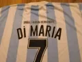 Тениска на Аржентина №7 Анхел Ди Мария мачова от мач с Манч.Юразмер Л, снимка 6