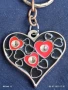 Красив ключодържател СЪРЦЕ ❤️ подходящ аксесоар за раници 27253, снимка 2