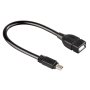 OTG кабел HAMA, mini USB B мъжко - USB A женско, снимка 1 - Кабели и адаптери - 42623591