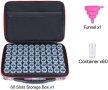 Нова чанта за съхранение на аксесоари за рисуване на диаманти 60 слота контейнери за 5D диамант, снимка 4