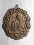 Страхотна нагръдна икона - панагия месинг, снимка 1