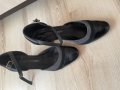 Черно-сиви обувки на среден ток, 36 номер, снимка 3
