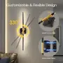 Безжичен LED аплик WL133A1 с дистанционно и акумулаторна батерия, снимка 5