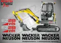 WACKER NEUSON строителна техника и механизация стикери, снимка 11