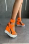 Сандали на платформа - оранжеви - KD20

, снимка 1