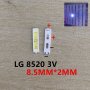 Led smd светодиоди 8520, 0,5W, 3V за подсветка на тв с анод и катод отдоло