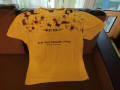 Жълта тениска ХХЛ, умалена според мен., снимка 1 - Тениски - 36345286