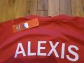 Футболна тениска на Арсенал нова с етикет официален продукт №17 Алексис размер ХХЛ, снимка 2