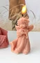 Молд ангел със сърце и с подарък , снимка 4