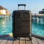 Куфар за ръчен багаж 55×40×20 с лицев джоб с отделение за лаптоп - полипропилен, снимка 7