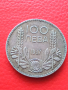 Български 100 лева 1937 г 26683, снимка 2