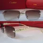 Cartier 2024 мъжки слънчеви очила дамски унисекс 4 цвята, снимка 4