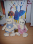 Сет от две плюшени мечета момче и момиче нови  Bukowski design Швеция , снимка 1 - Плюшени играчки - 44559696