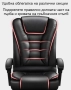 Масажен въртящ се офис стол с подложка за краката OFFICE  MASSAGE  CHAIR 008, снимка 11