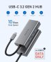 PULWTOP 4 порта 10G USB C ХЪБ за Mac,iMac,iPad и USB C лаптоп, снимка 6