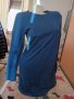 Блуза туника в синьо, снимка 1 - Туники - 42484109