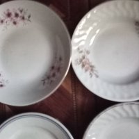 Порцеланови чинии маркирани, снимка 1 - Чинии - 41347241