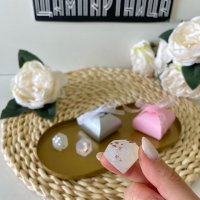 Диамантени сапунчета с аромат на мента , снимка 6 - Подаръци за сватба - 41126186