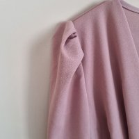 Елегантна блуза в цвят пепел от рози , снимка 2 - Блузи с дълъг ръкав и пуловери - 35679017