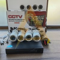 Комплект за видео наблюдение, 8 бр. камери с кабел, DVR, CCTV, снимка 3 - Комплекти за видеонаблюдение - 35839325