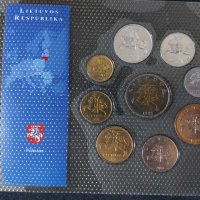 Комплектен сет - Литва 1991-2001 , 9 монети , снимка 2 - Нумизматика и бонистика - 44422080