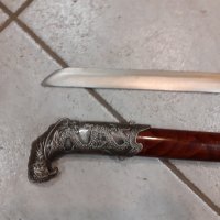 Красива азиатска сабя,меч,ятаган,острие, снимка 7 - Колекции - 39441813