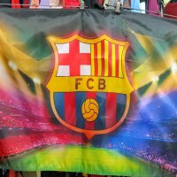 Флагове на Manchester United и Barcelona, снимка 2 - Фен артикули - 44174871