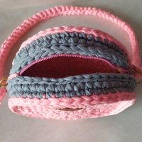Ръчно плетена дамска чанта, снимка 5 - Чанти - 41658192