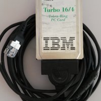 Адаптор за карта IBM Turbo 16/4 Token-Ring PCMCIA, снимка 2 - Друга електроника - 35754887