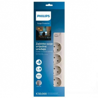 Разклонител Philips със защита, 4 и 8 гнезда, снимка 4 - Друга електроника - 36218477